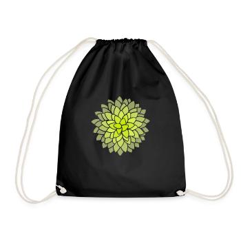 MUMS Fleurs Fleurs Fleurs - Sac de sport léger - noir - Devant