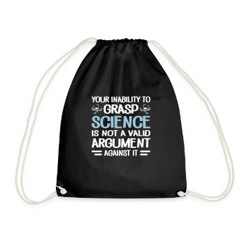 Your Inability To Grasp Science - Sac de sport léger - noir - Devant
