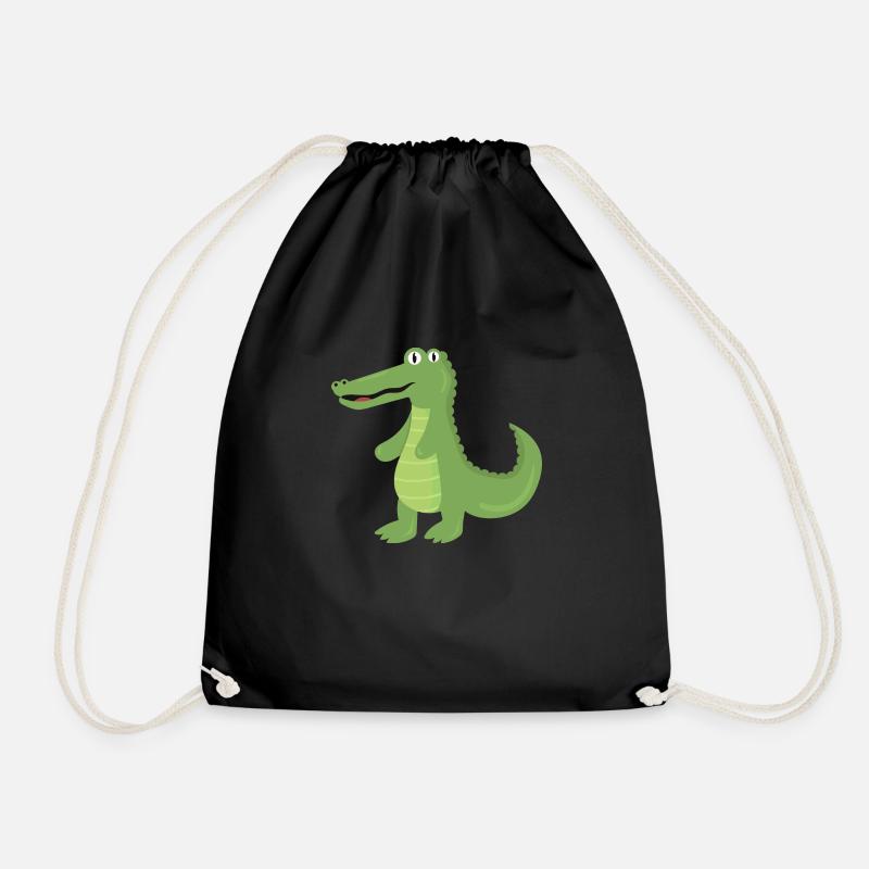 Alligator - Turnbeutel - Schwarz