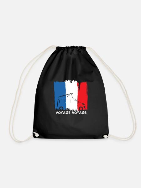 Tricolore Camper Design Voyage Voyage - Turnbeutel - Schwarz