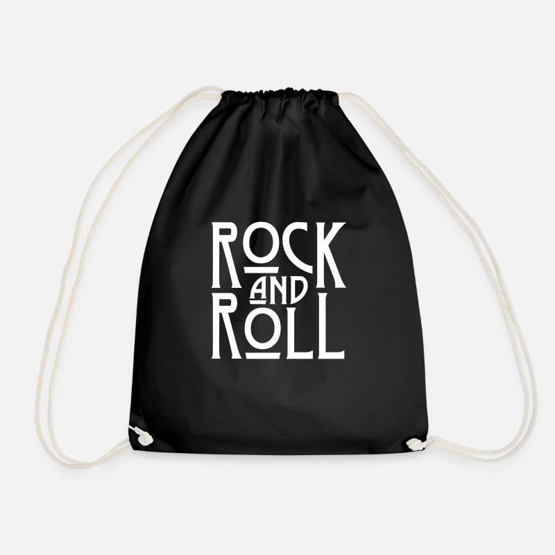 Rock and Roll / Farbwechsel - Turnbeutel - Schwarz