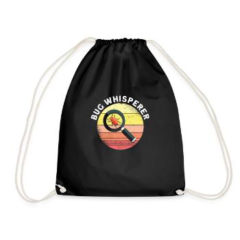 QA Engineer QA Tester Software Tester - Drawstring Bag - black - Front
