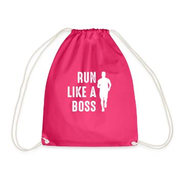 Course de marathon - Sac de sport léger - fuchsia - Devant