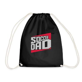 Cool Soccer Dad Logo - Sac de sport léger - noir - Devant