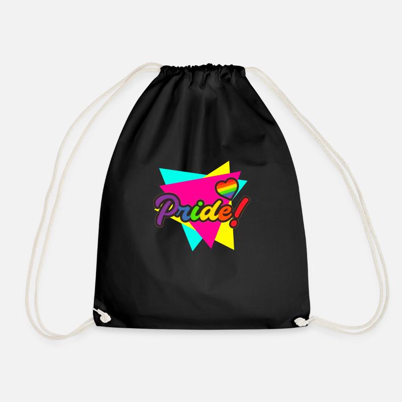 Gay Pride - Drawstring Bag - black