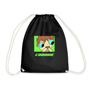 coookie1 - Turnbeutel - Schwarz - Vorne