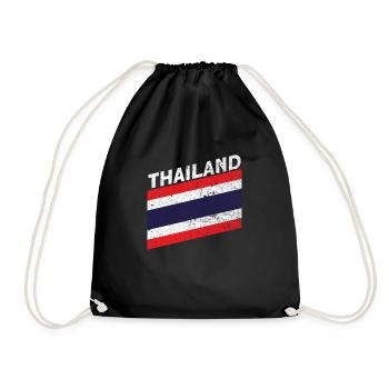 Thailand - Turnbeutel - Schwarz - Vorne