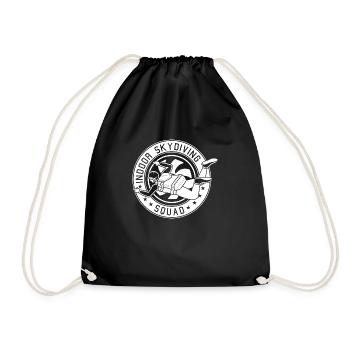 Parachutisme intérieur - Sac de sport léger - noir - Devant