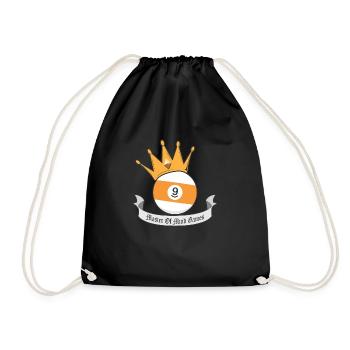 master of mind games - Drawstring Bag - black - Front