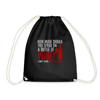 Combien devriez-vous dépenser pour une bouteille de vin? 2 - Sac de sport léger - noir - Devant