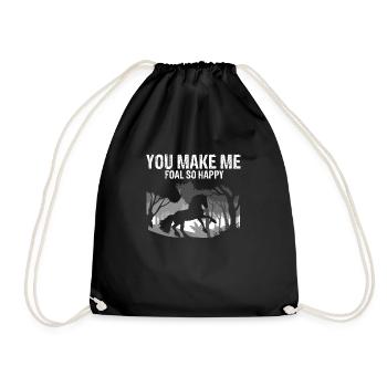 Conception Clydesdale pour clydesdale Riders - Sac de sport léger - noir - Devant