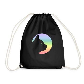 Chat - Sac de sport léger - noir - Devant