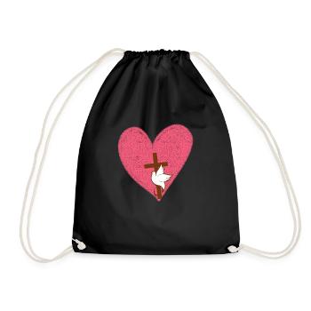 Love Fashion - Drawstring Bag - black - Front
