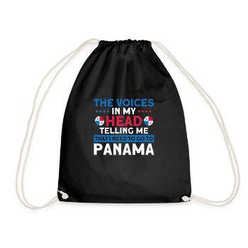 Drapeau panaméen cadeau racines panaméennes - Sac de sport léger - noir - Devant