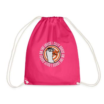 oie en liberté - Sac de sport léger - fuchsia - Devant