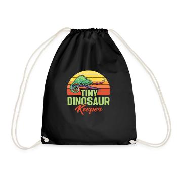 Herpétologiste des reptiles lézards caméléons - Sac de sport léger - noir - Devant