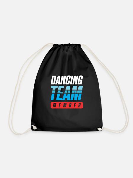 Dancing Team - Turnbeutel - Schwarz