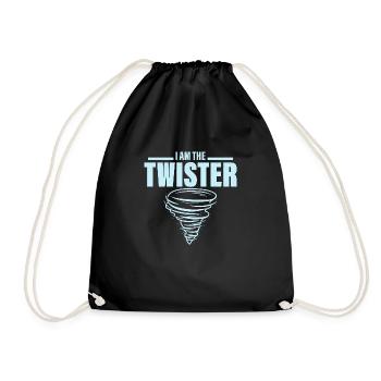Je suis le météorologue météorologue de météorologie Twister - Sac de sport léger - noir - Devant