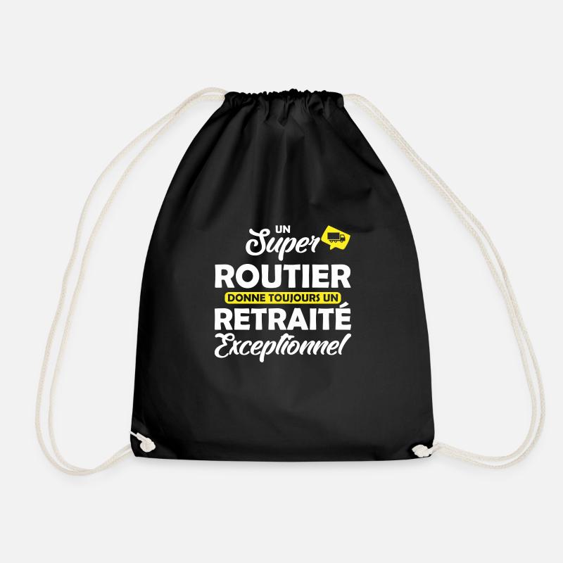 super routier - retraité exceptionnel - Sac de sport léger - noir