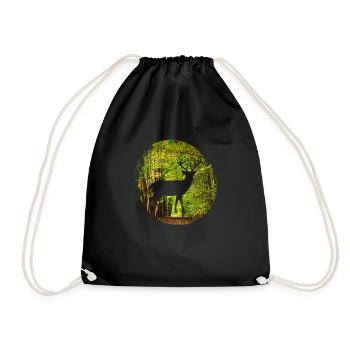 Sea Water Beach - Drawstring Bag - black - Front