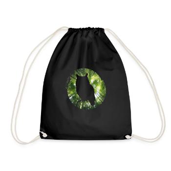 Sea Water Beach - Drawstring Bag - black - Front