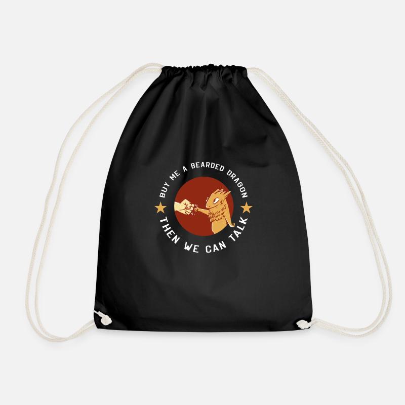 Bartagame Dragon barbu - Sac de sport léger - noir
