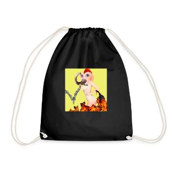 Bad Girl - Turnbeutel - Schwarz - Vorne