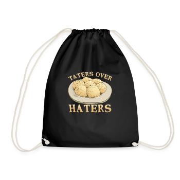 Taters Over Haters 5 - Turnbeutel - Schwarz - Vorne