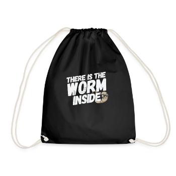 There is the worm inside - Turnbeutel - Schwarz - Vorne
