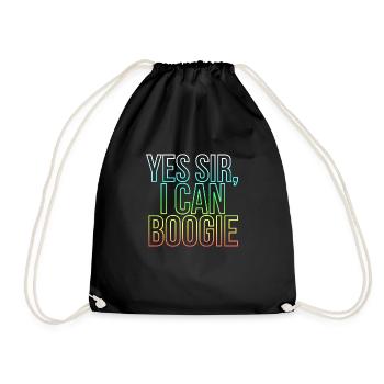 I Can Boogie - Drawstring Bag - black - Front