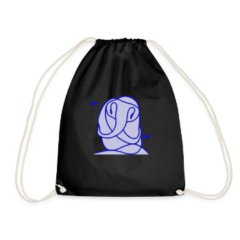 Tout le monde veut le bonheur. Les câlins ne connaissent pas de frontières - Sac de sport léger - noir - Devant