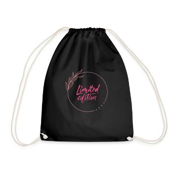 Limited edition - Drawstring Bag - black - Front