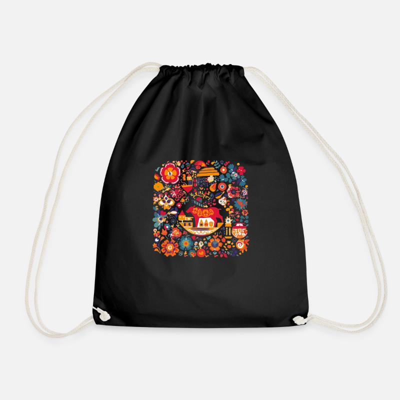 Design espagnol traditionnel - Sac de sport léger - noir