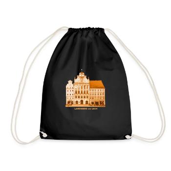 Landsberg am Lech Town Hall Bavaria Upper Bavaria - Drawstring Bag - black - Front