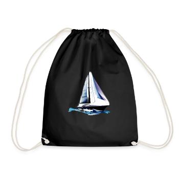 voilier voilier voilier voilier voilier voilier - Sac de sport léger - noir - Devant
