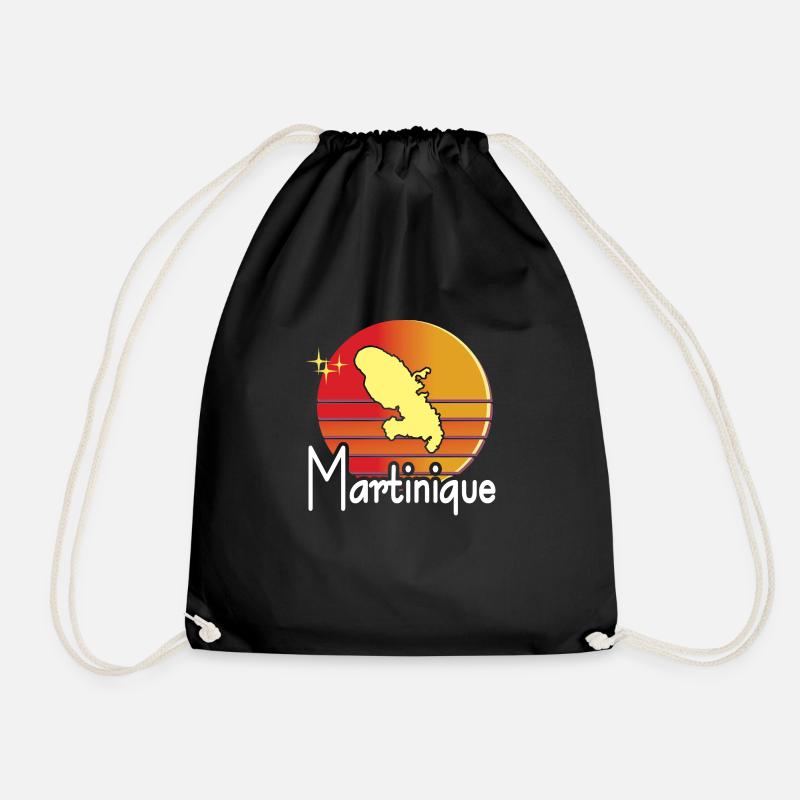 belle idée de Cadeau Original de la Martinique - Sac de sport léger - noir