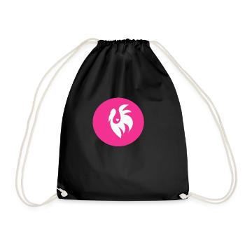 Abstraction of roses - Drawstring Bag - black - Front