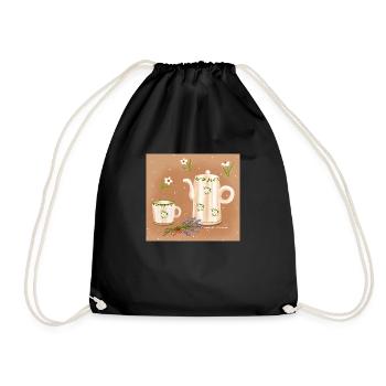 Thé d’été - Sac de sport léger - noir - Devant