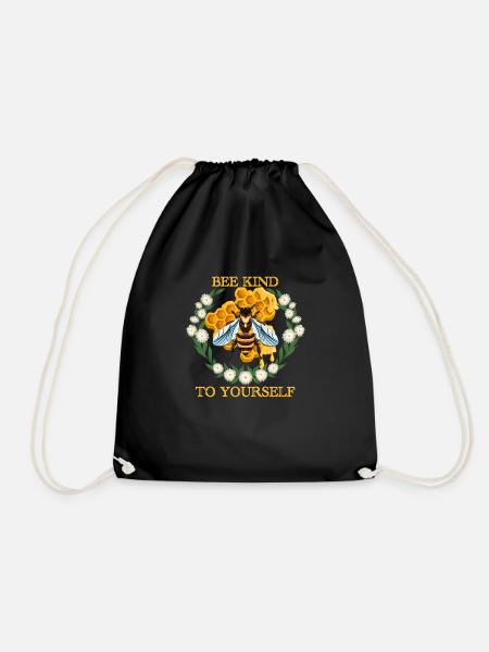 Bee Kind to yourself - Turnbeutel - Schwarz