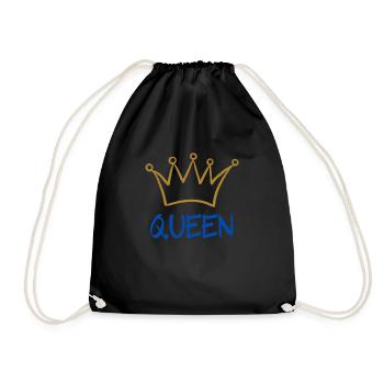 Queen 2 - Turnbeutel - Schwarz - Vorne