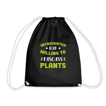 funny present gardener garden lover men women - Sac de sport léger - noir - Devant