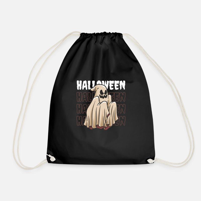 Halloween Gift - Drawstring Bag - black