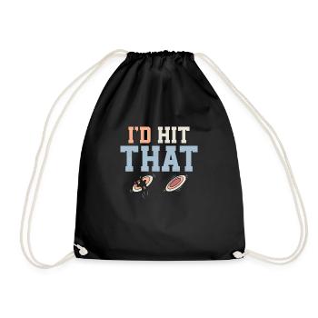 I'd Hit That Trapshooting ClaySkeet Shooting - Turnbeutel - Schwarz - Vorne