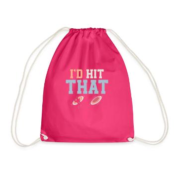 I'd Hit That Trapshooting ClaySkeet Shooting - Turnbeutel - Fuchsia - Vorne