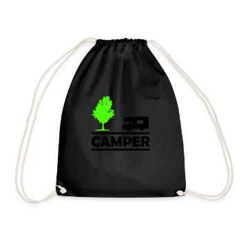 campeur - Sac de sport léger - noir - Devant