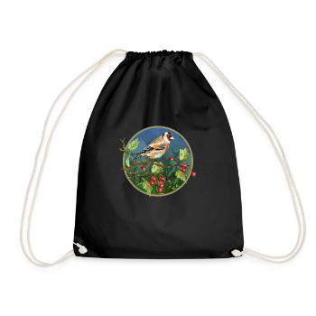 Oiseau coloré - Sac de sport léger - noir - Devant