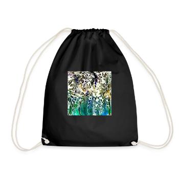 Ocean Surf - Drawstring Bag - black - Front