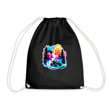 quad et tout terrain - Sac de sport léger - noir - Devant