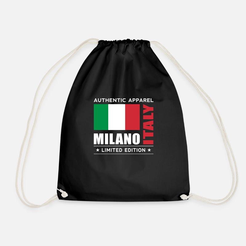 Milano - Drawstring Bag - black