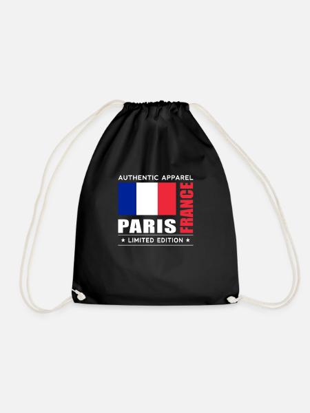 Paris - Turnbeutel - Schwarz